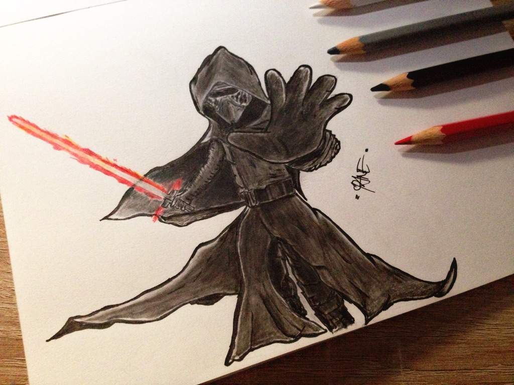 1024x768 Star Wars Drawing Kylo Ren Star Wars Amino