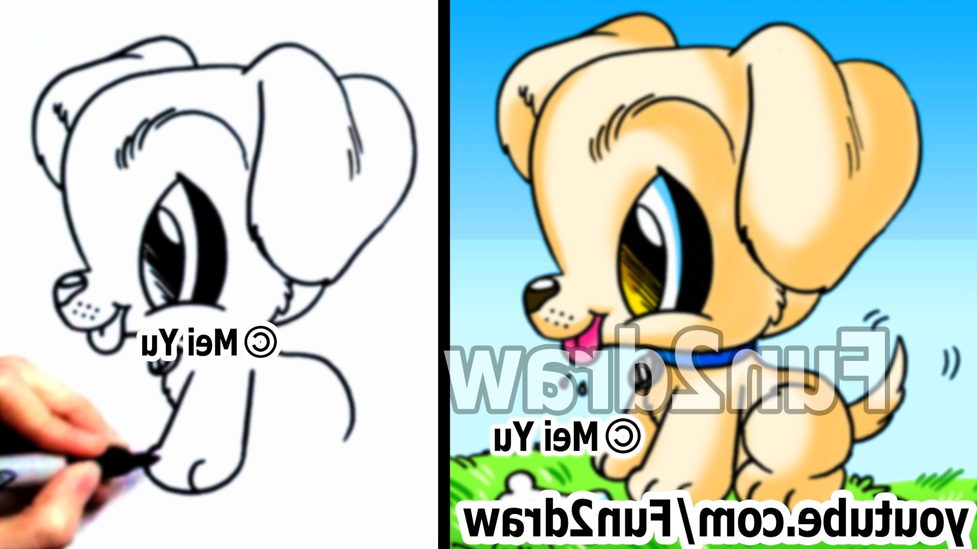 Labrador Cartoon Drawing at GetDrawings | Free download