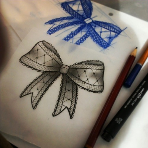500x500 Gallery For Gt Lace Bow Tattoo Tumblr Tattoo Ideas