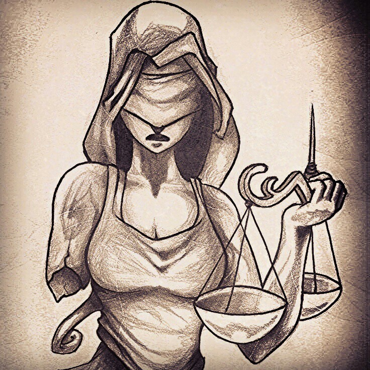 Lady Justice Drawing at GetDrawings | Free download
