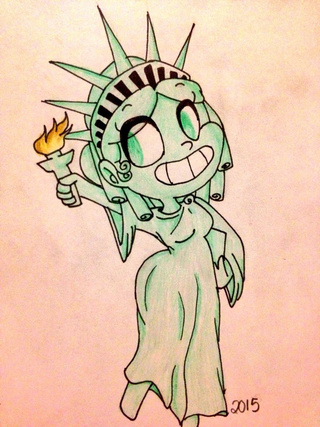 320x427 Ladyliberty Drawings On Paigeeworld. Pictures Of Ladyliberty