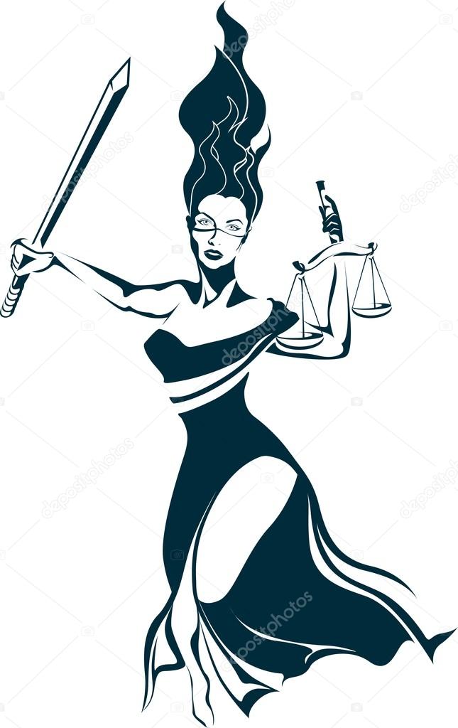 645x1024 Lady Justice Illustration Vector Stock Vector Doarnora.yahoo