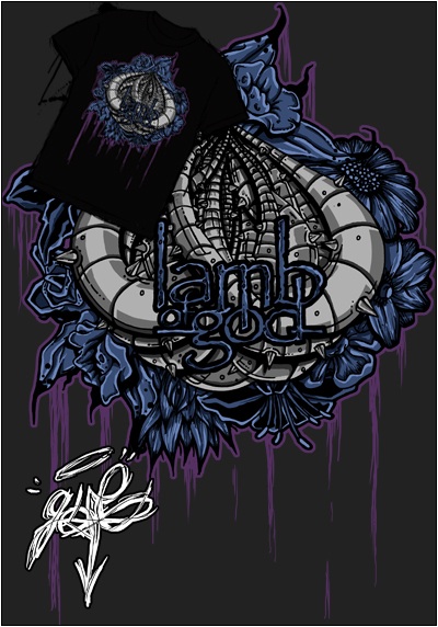 400x572 Lamb Of God Flower T Shirt By Poltart
