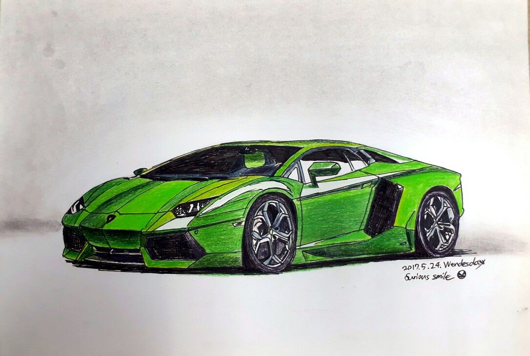 Lamborghini Gallardo Drawing at GetDrawings | Free download