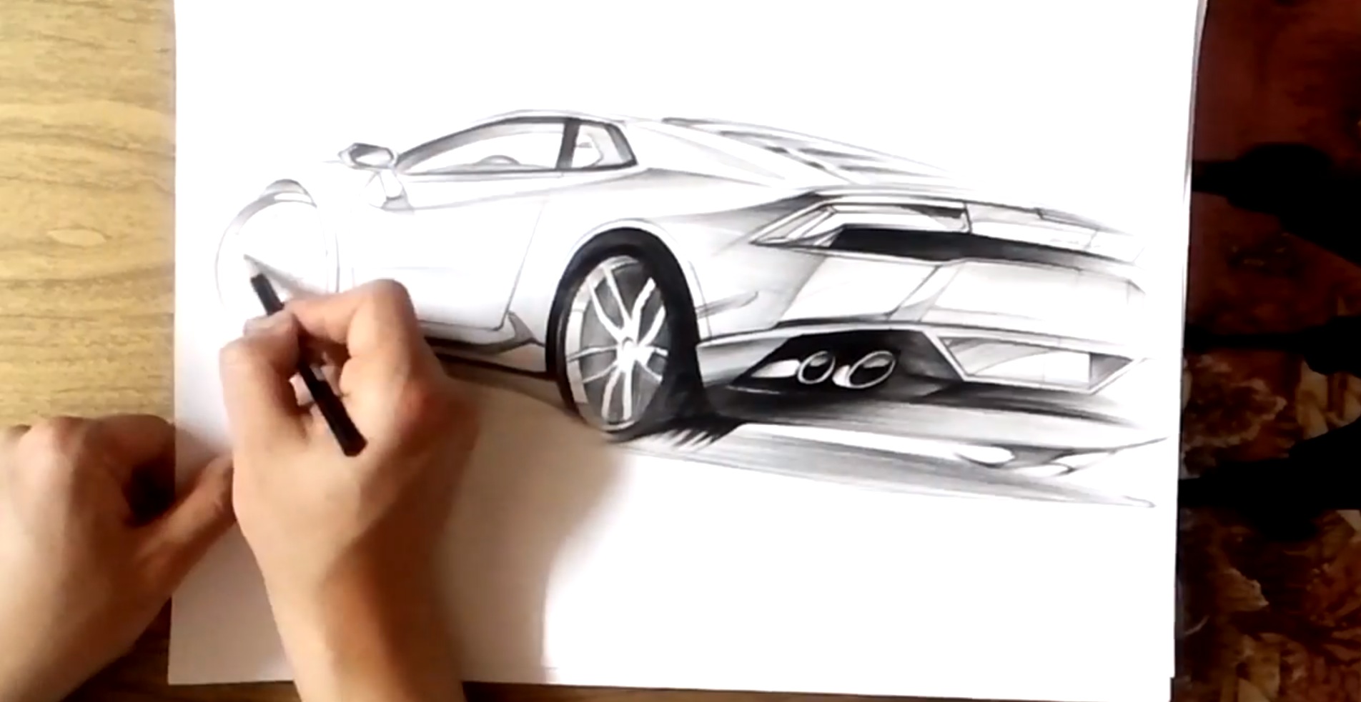 1904x983 How To Draw The Lamborghini Huracan
