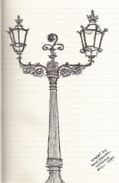 Lamp Post Drawing at GetDrawings | Free download