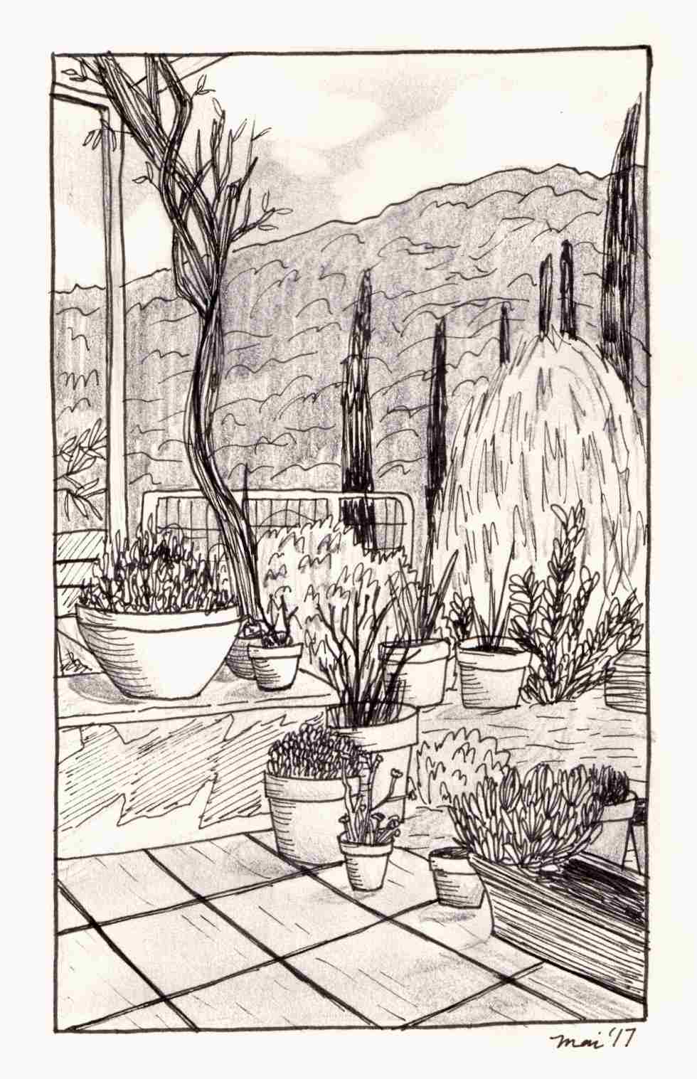 980x1517 Lamp Post Httplessonsfortheyoungartist How Garden Drawing Tumblr