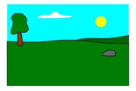 450x300 Drawing A Cartoon Land