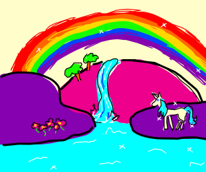 300x250 Magical Rainbow Unicorn Land