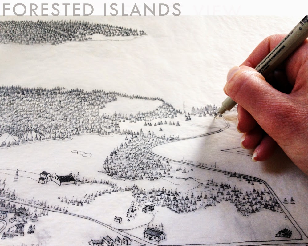 1000x800 Turn Of The Centuries A Bird's Eye View Drawing Of Eastport Maine