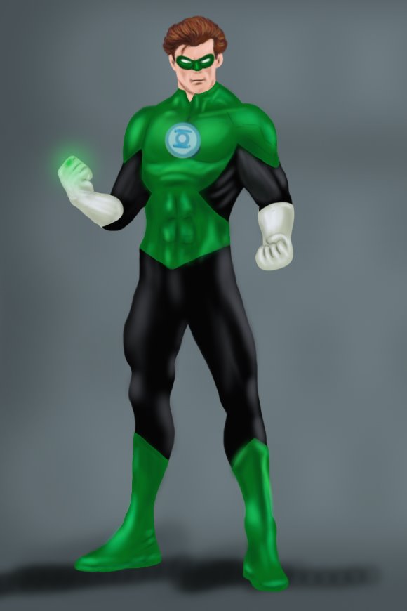 580x870 Learn How To Draw Green Lantern (Green Lantern) Step By Step