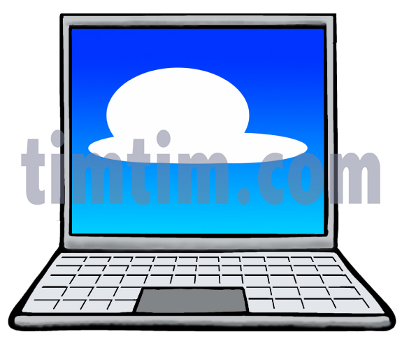 575x484 Free Drawing Of Cloud Laptop From The Category Computers Amp Money