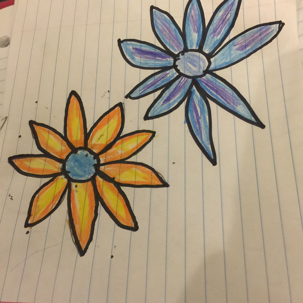 1024x1024 Tropical Flower Drawing