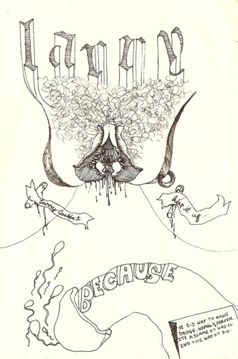 770x1162 Saatchi Art Larry Drawing By Dani Dewitt