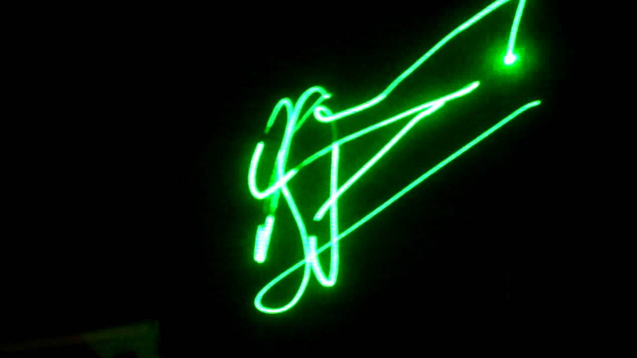 1280x720 Mid Air 3d Drawing To Laser First Test