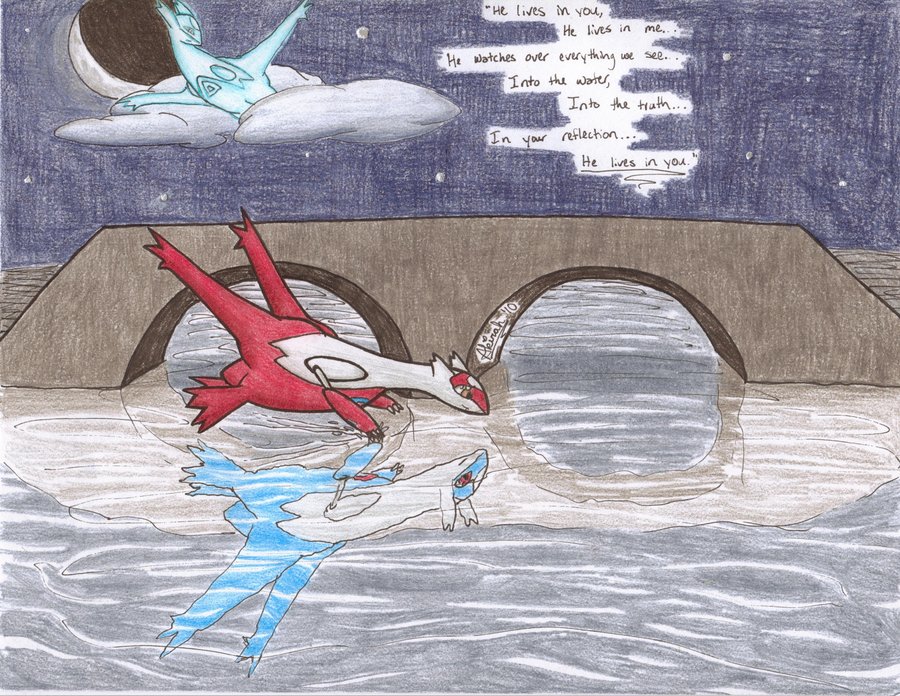 900x696 Latios Lives In Latias By Meta Akira