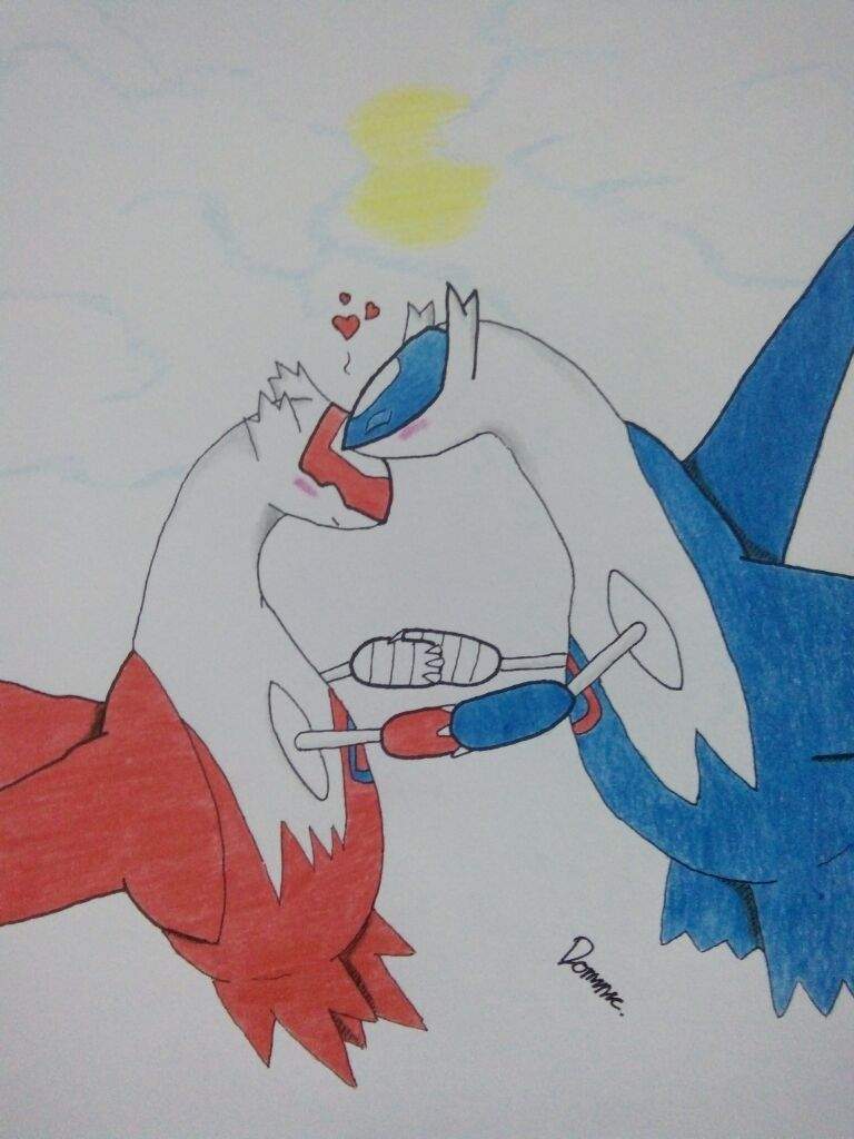 768x1024 Myart ] The Love Is In The Air ( Latias X Latios ) Amino