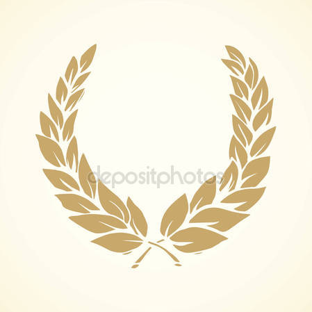 449x449 Laurel Wreath. Vector Drawing Stock Vector Marinka