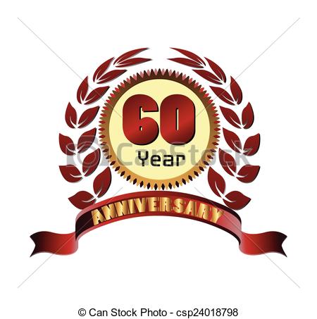 450x453 Laurel Wreath 60 Years Anniversary Eps Vectors