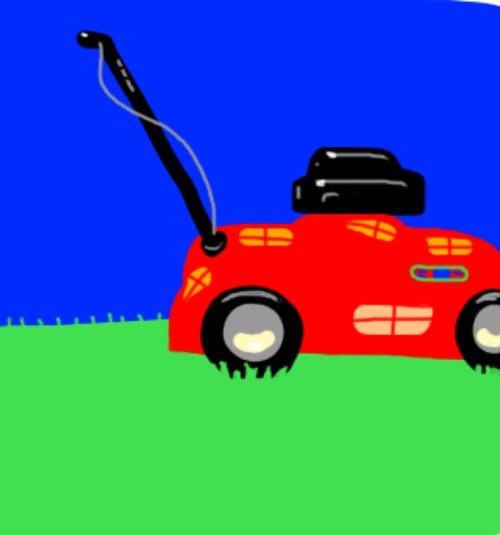 500x535 Lawnmower Drawings