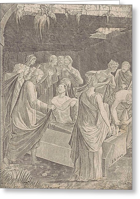 455x646 Lazarus, Lambertus Suavius Drawing By Lambertus Suavius