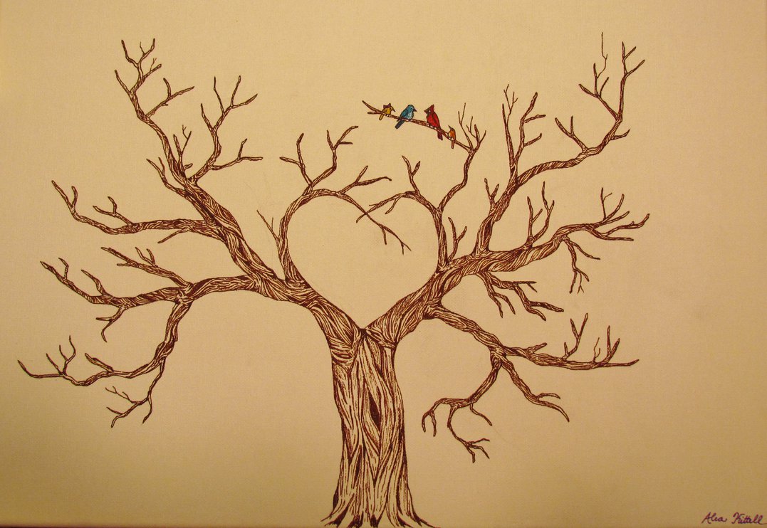 1077x742 Wedding Tree By Minxfox