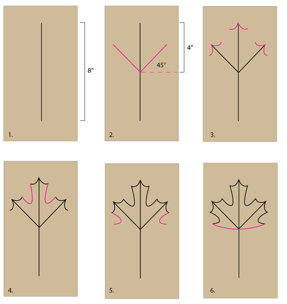 1006x1066 Paper Bag Maple Leaf