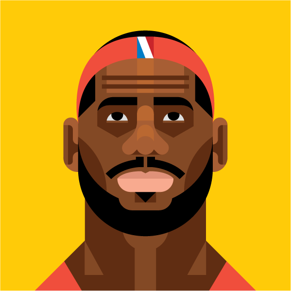 599x599 Labron Illustration Lebron