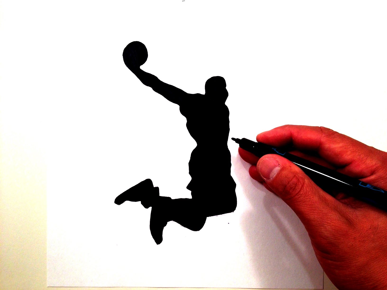 1632x1224 How To Draw The Lebron James Dunk Logo