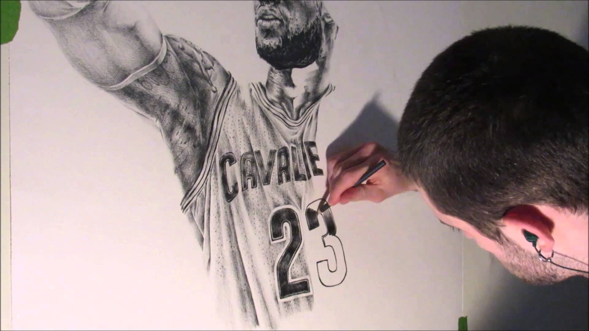 1920x1080 Lebron James Speed Drawing
