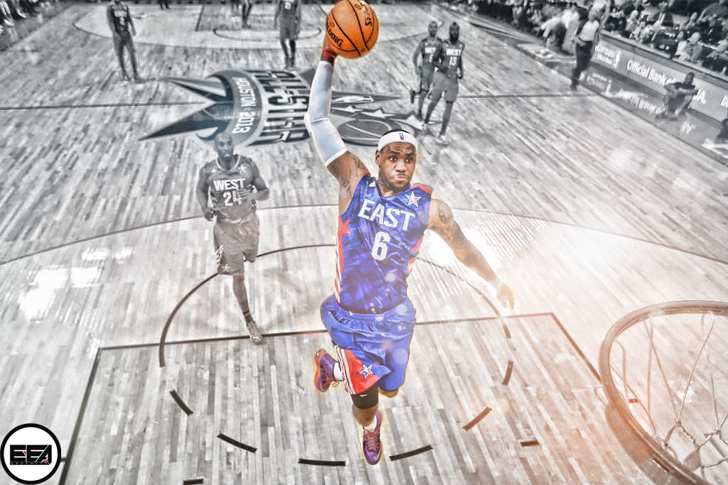 1024x683 Lebron James Dunk By Emanuelooelarte