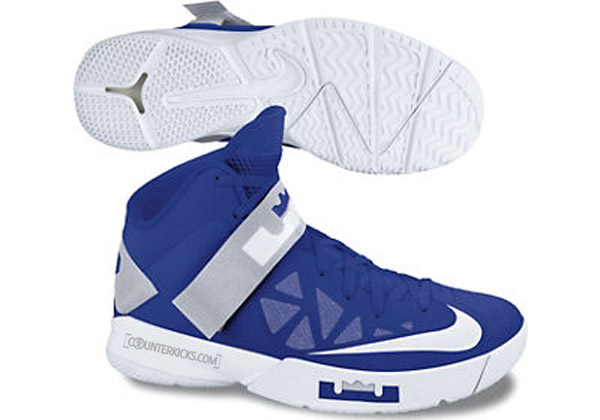 600x420 Outlet Nike Zoom Soldier Vi 6 White Black Game Royal Lebron Sold