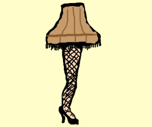 300x250 The Leg Lamp From A Christmas Story.