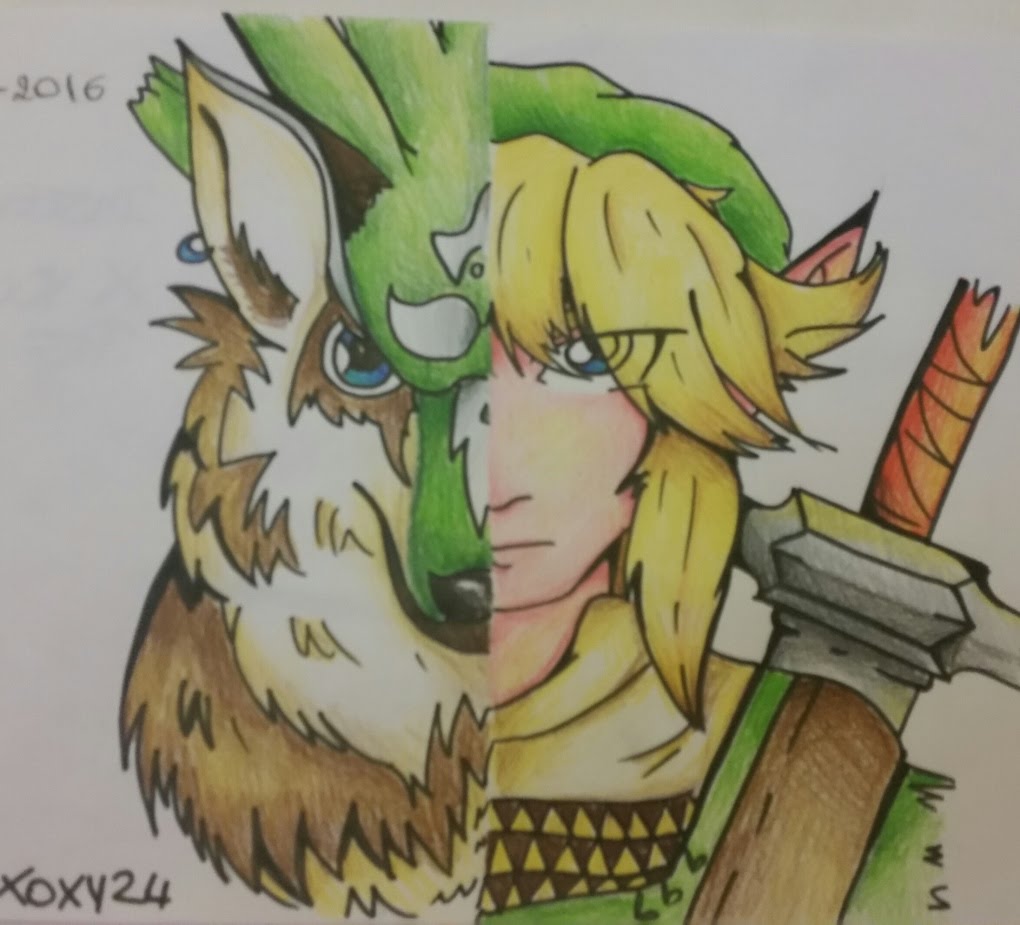 1020x925 The Legend Of Zelda How To Draw Link And Wolf Link (Spiegazioni
