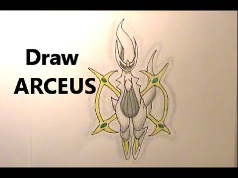 480x360 Yikes! Arceus! Draw [Legendary] Pokemon No. 493 Tutorial