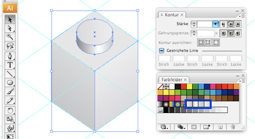 500x273 Illustrator Tutorial Lego Bricks Typeface