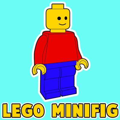 400x400 How To Draw A Lego Minifigure With Easy Step By Step Drawing