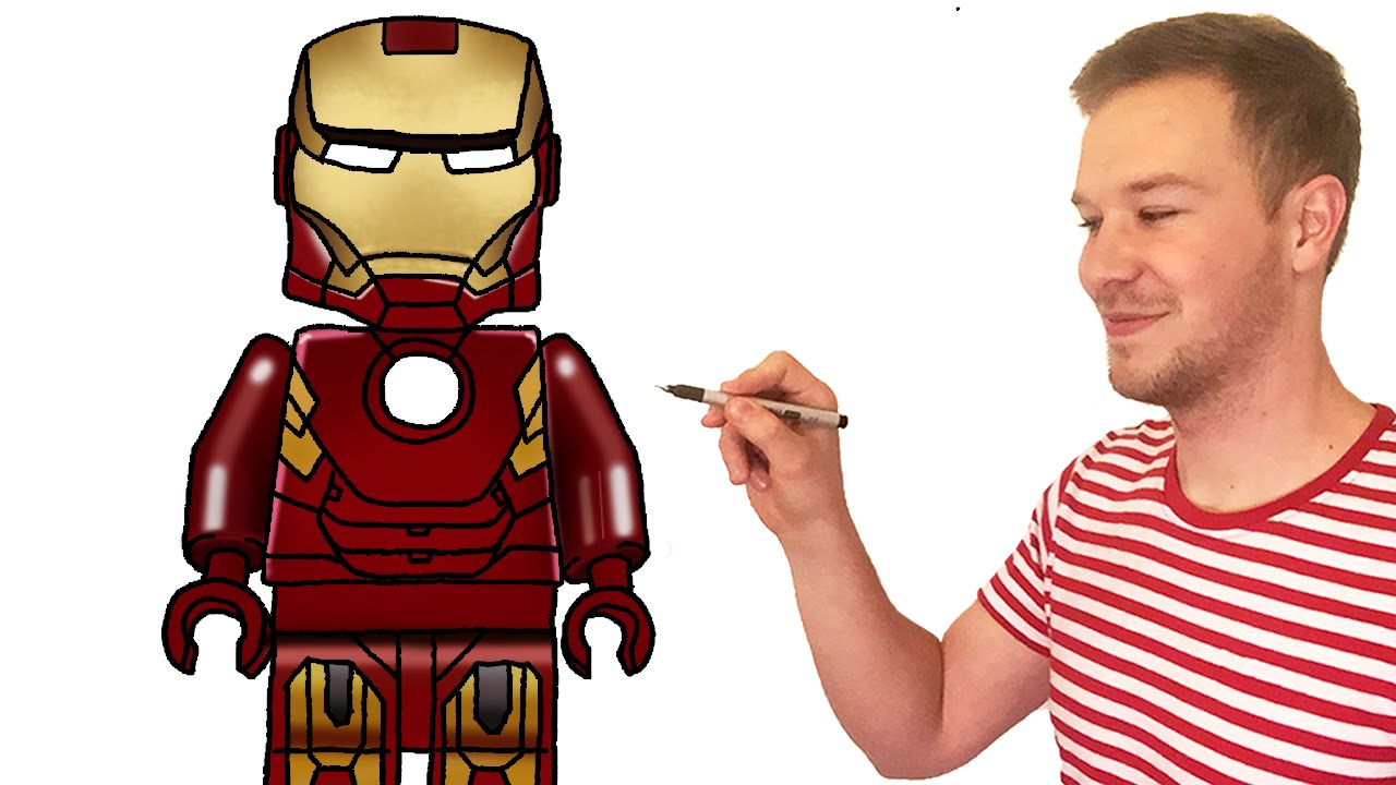 1280x720 How To Draw Lego Iron Man