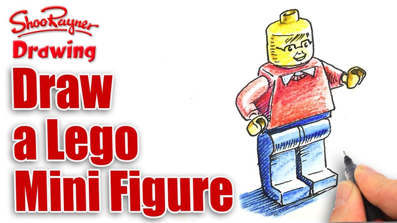 1280x720 How To Draw A Lego Mini Figure