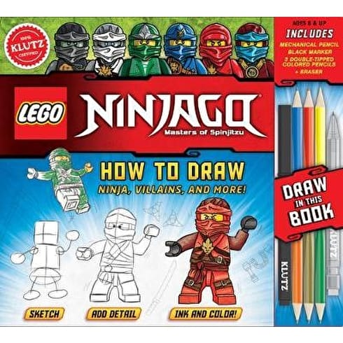 490x490 Lego Ninjago How To Draw By Klutz Kids Books Art For Kids