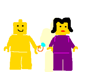 300x250 Lego Man Proposes To Lego Fiancee