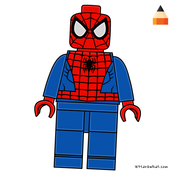 600x600 How To Draw Lego Minifigure With Easy Step By Step Drawing Video
