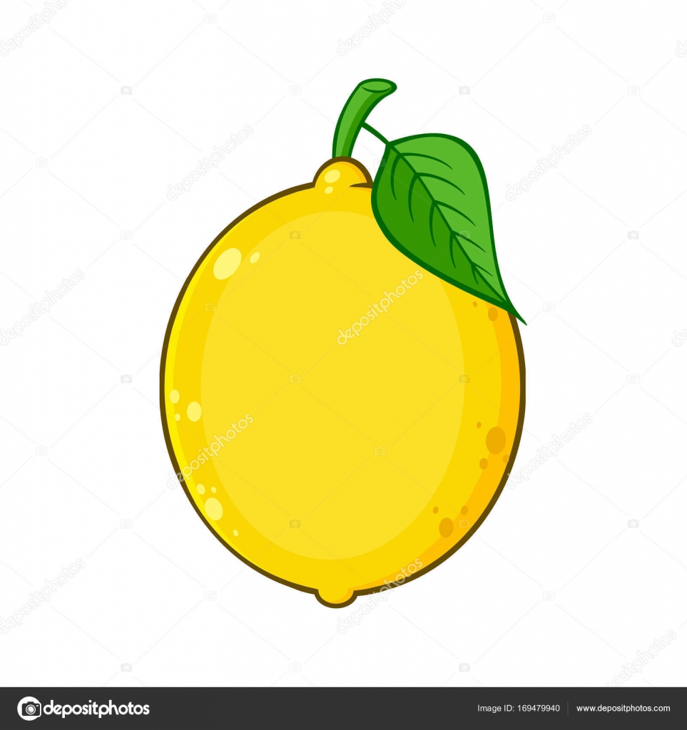 963x1024 Lemon Cartoon Drawing Stock Vector Hittoon