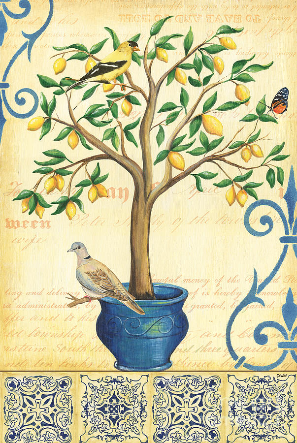 603x900 Lemon Tree Of Life Tree Art Lemon, Paintings