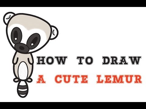 480x360 How To Draw A Lemur For Kids Easy Step By Step Drawing Tutorial