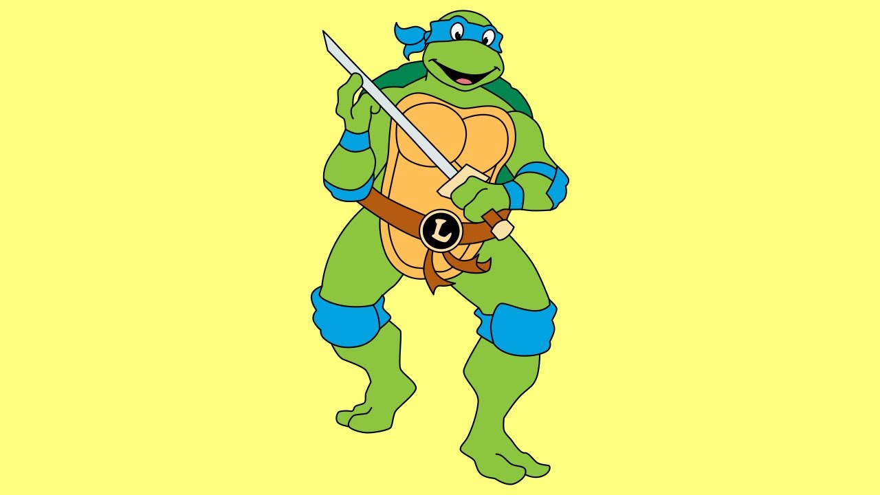 Leonardo Ninja Turtle Drawing at GetDrawings | Free download