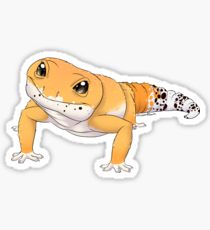 210x230 Leopard Gecko Drawing Stickers Redbubble
