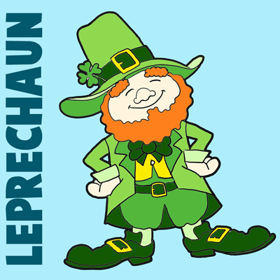 400x400 How To Draw A Leprechaun Step By Step Drawing Tutorial