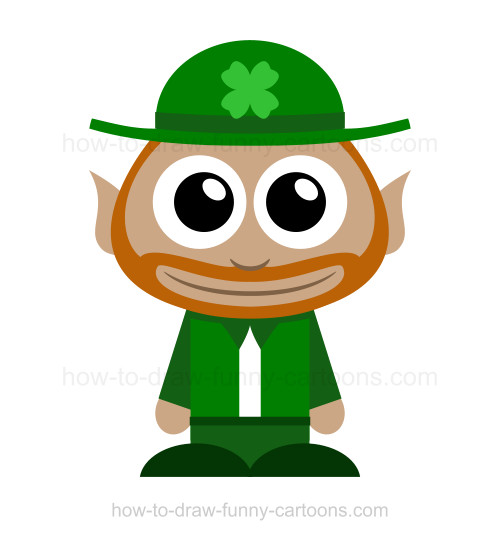 500x540 To Draw A Leprechaun