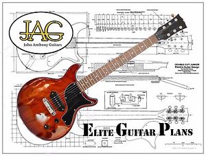 300x227 Luthiers Project Plandrawing For Gibson Les Paul Junior Double